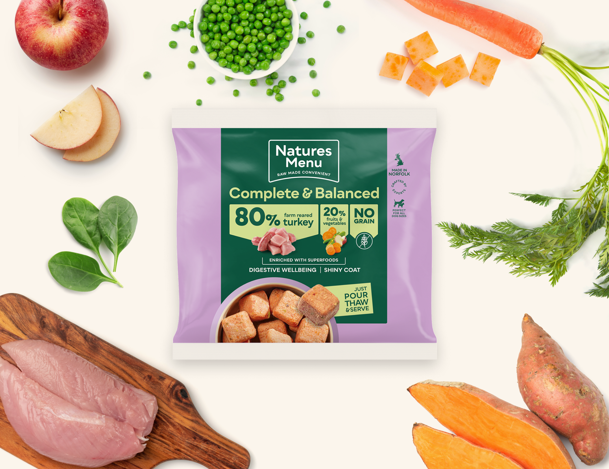 Natures Menu Turkey Nuggets 1 kg