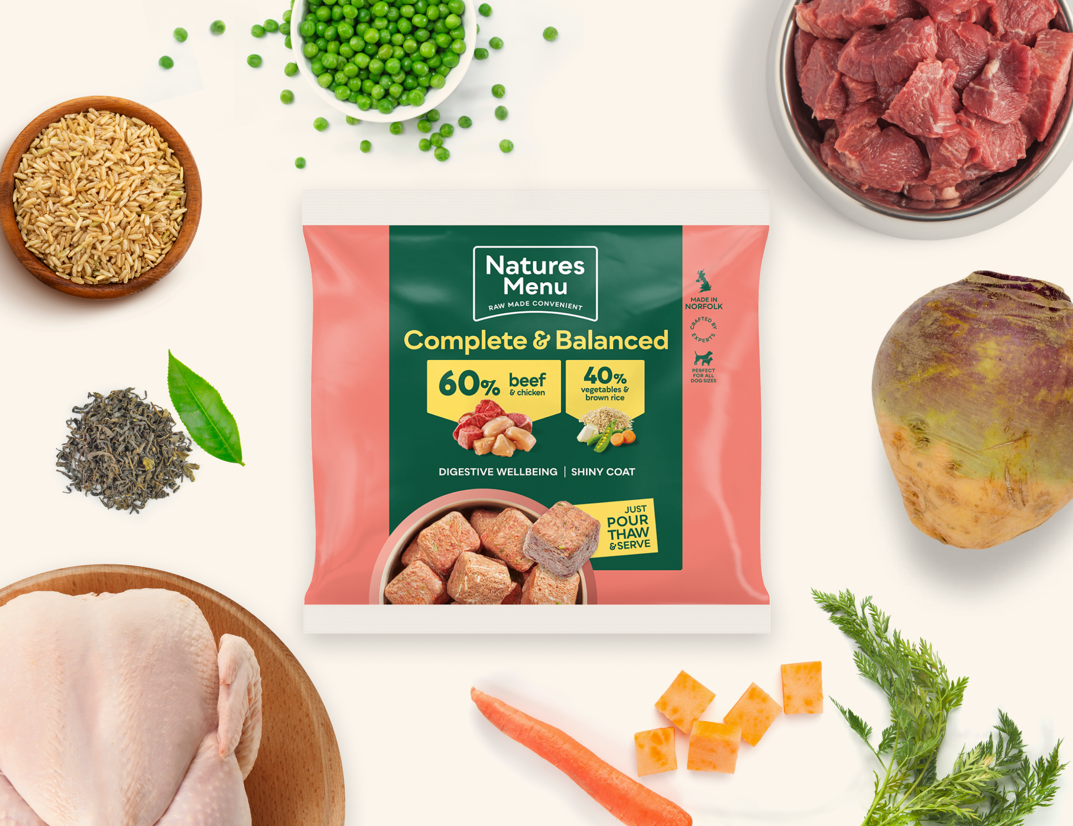Nature Menu Beef Nuggets 1kg