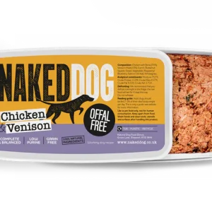 Naked Dog Offal Free Chicken and Venison 2 x 500g