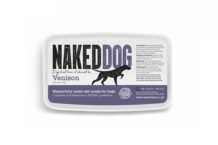 Naked Dog Venison 2 x 500g