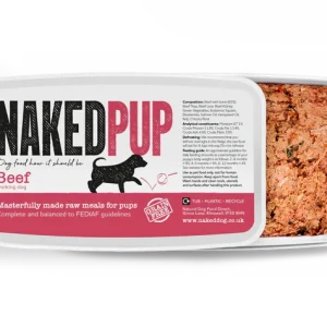 Naked Dog Pup Beef 2 x 500g
