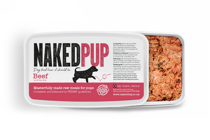 Naked Dog Pup Beef 2 x 500g