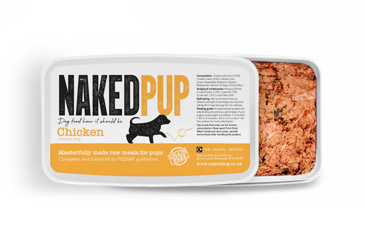 Naked Dog Pup Chicken 2 x 500g