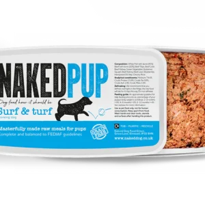 Naked Dog Pup Surf and Turf 2 x 500g