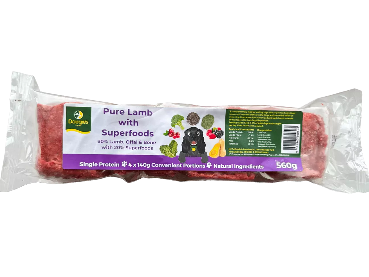 Dougies Lamb Superfoods 560g