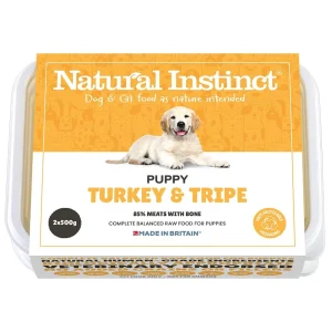 Natural Instinct Puppy Turkey and Tripe 2 x 500g
