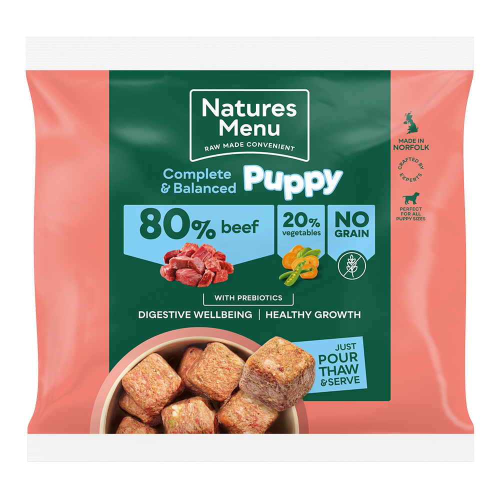 Natures Menu Puppy Beef Nuggets 1kg