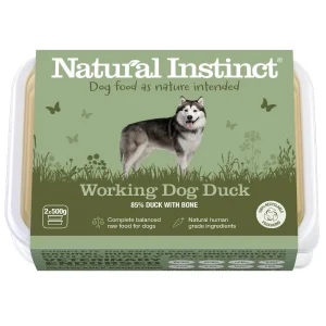 Natural Instinct Working Dog Duck 1kg
