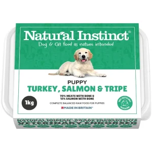 Natural Instinct Puppy Turkey, Salmon and Tripe 1kg