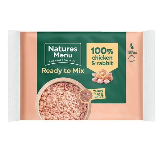 Natures Menu Ready to Mix Chicken & Rabbit 400g