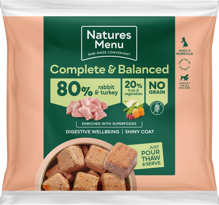 Natures Menu Rabbit & Turkey Nuggets 1 kg