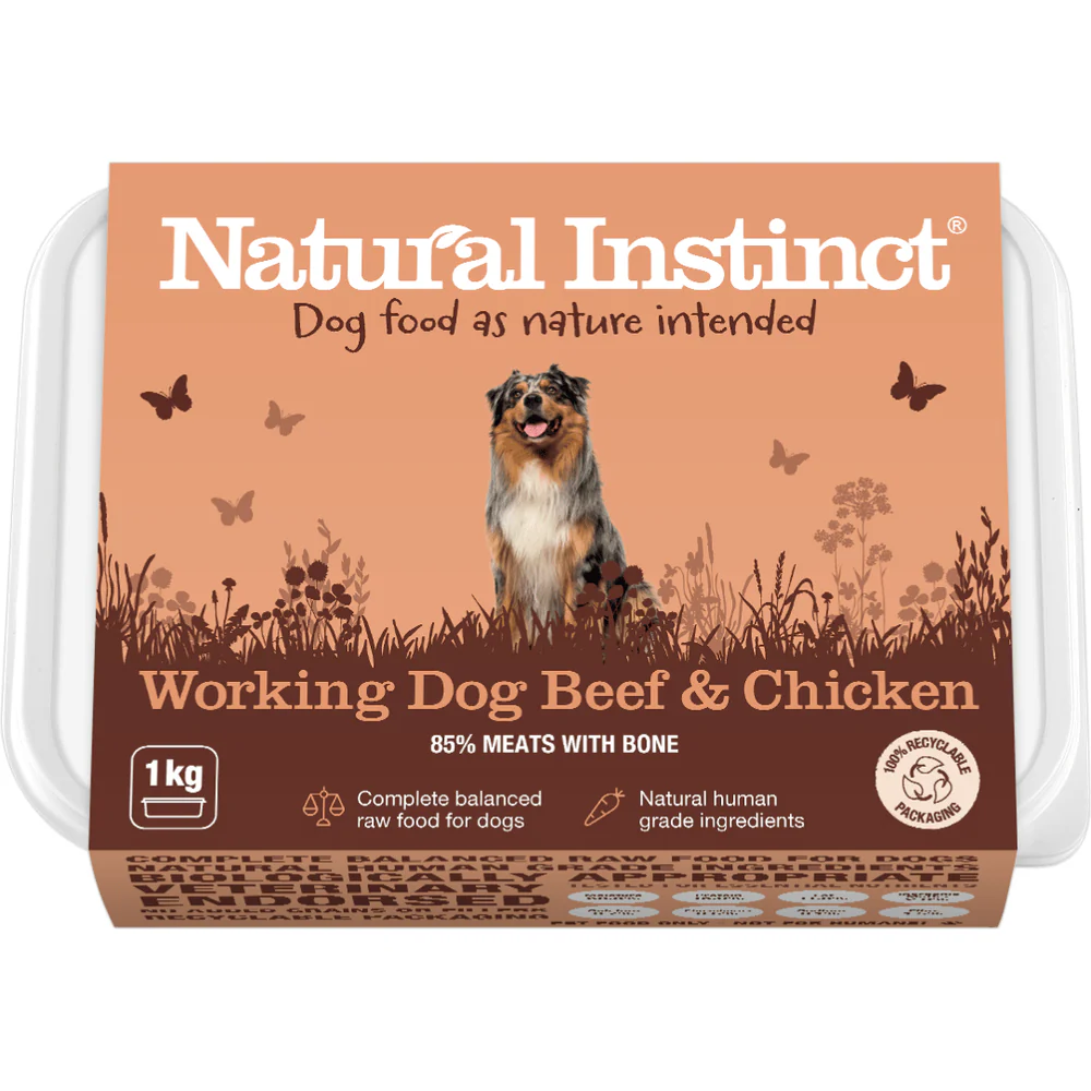 Natural Instinct Beef and Chicken Working Dog 1kg
