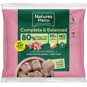Natures Menu Turkey with Venison 1KG