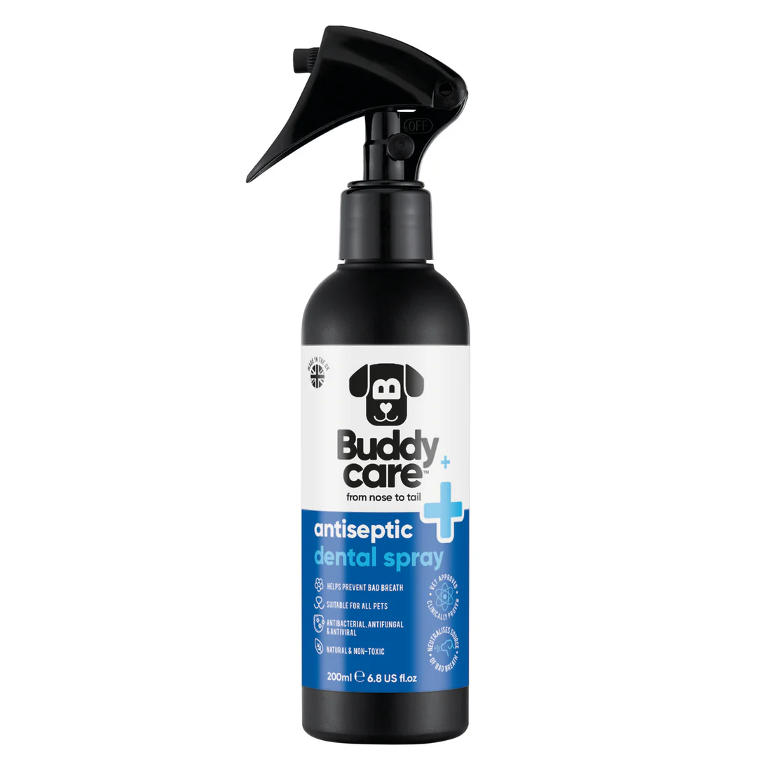 Buddy Care Antiseptic Dental Spray 200ml