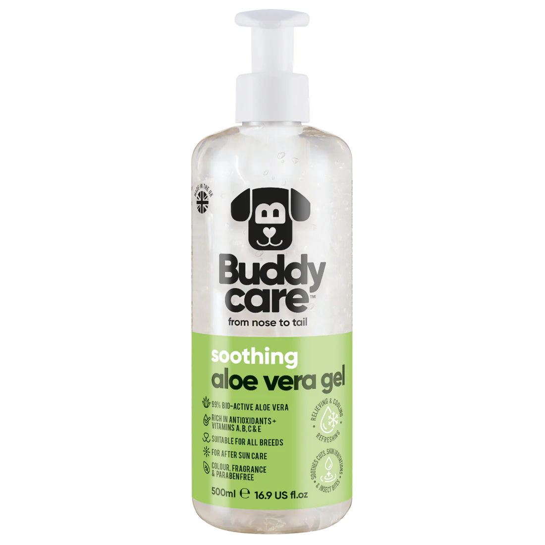 Buddy Care Soothing Aloe Vera Gel 500ml