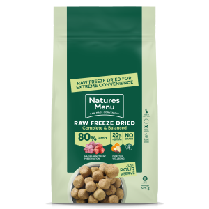 Natures Menu Raw Freeze Dried Dog Food Lamb 625g