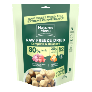 Natures Menu Freeze Dried 250g Lamb