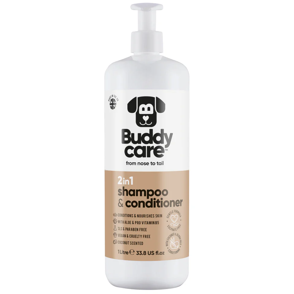 Buddy care 2 in 1 Coconut Shampoo and Conditioner 500ml